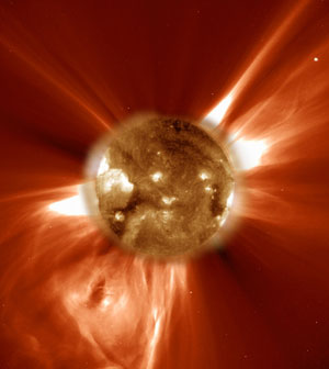 [A Fierce Solar Storm]